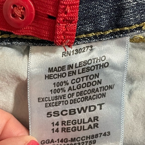 WRANGLER BOYS #130273 RELAXED JEANS SZ 14 REG - Picture 4 of 10